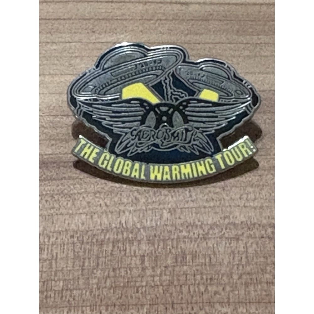 Aerosmith Rare VIP Pin Global Warming Tour 2012